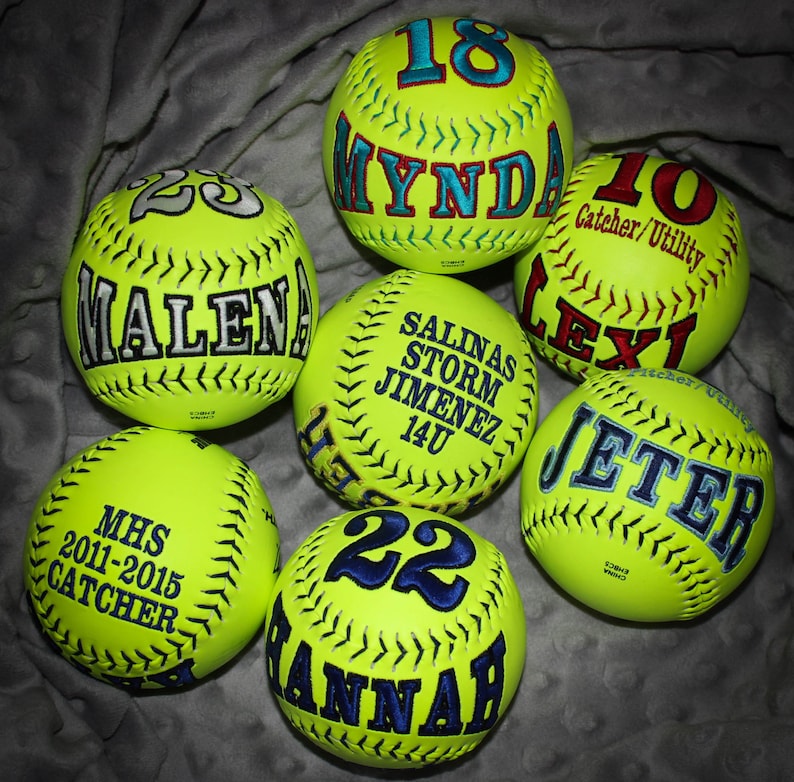 Customized Softballs & Baseballs