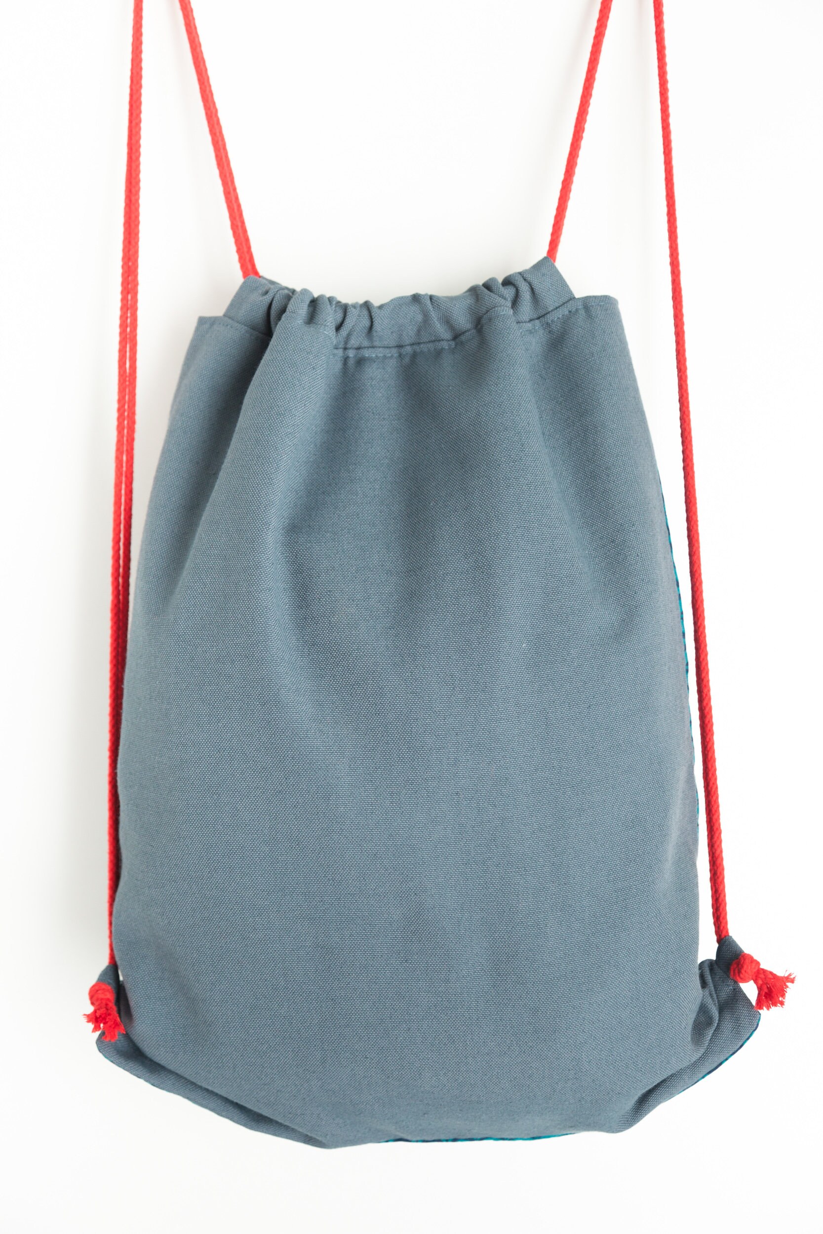 Fabric string backpacks for summer Drawstring light Etsy