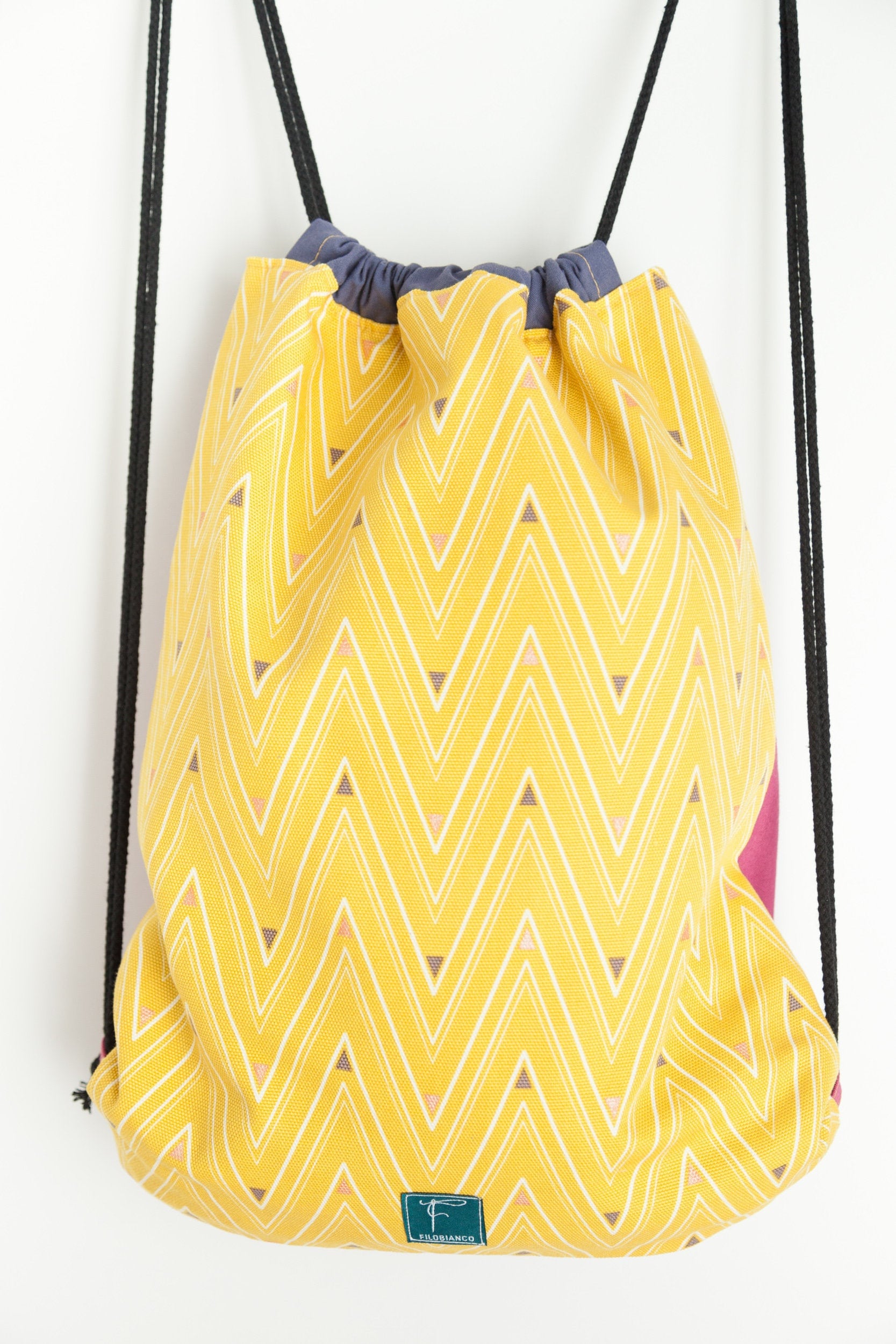 Fabric string backpacks for summer Drawstring light Etsy