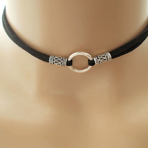 Circle Choker a Black Choker Made With 