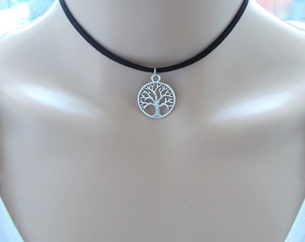 tree of life choker -  boho jewellery - handmade choker necklace - grunge jewellery