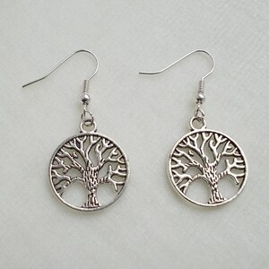 Tree of Life Earrings Silver Earrings Fashion Earrings Handmade ...
