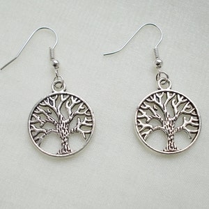 Tree of Life Earrings Silver Earrings Fashion Earrings Handmade ...