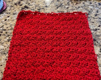 Beginner Crochet Washcloth Pattern | Simple Dishcloth PDF (Digital Download)