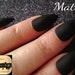 Reviewed by Inactive reviewed SET OF 20 HALLOWEEN Goth Hand Painted False Nails Press on Nails Full Cover Black Matte