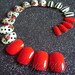 Melanie W reviewed Vintage - Hand Painted False Nails Press on Nails Red White Polka Rose Gloss