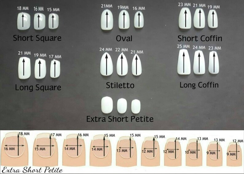 Code Black Black Studded Hand Painted False Nails Press on Etsy