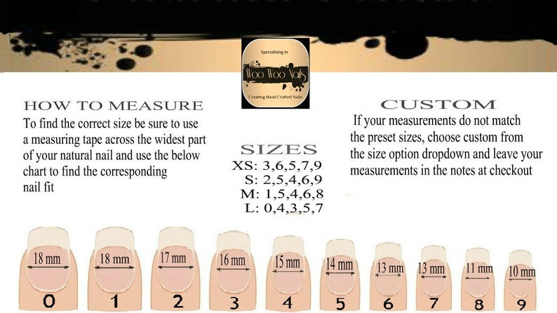 Neon  Ombre Fluorescent Illuminous Hand Painted False Nails image 2