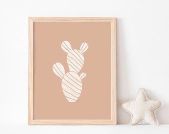 Cactus Nursery Wall Art Boho Nursery Decor Digital Print Bohemian Nursery Art Cactus Wall Art Baby Room Prints Boho Baby Decor