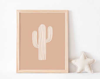 Cactus Nursery Wall Art Boho Nursery Decor Digital Print Bohemian Nursery Art Cactus Wall Art Baby Room Prints Boho Baby Decor