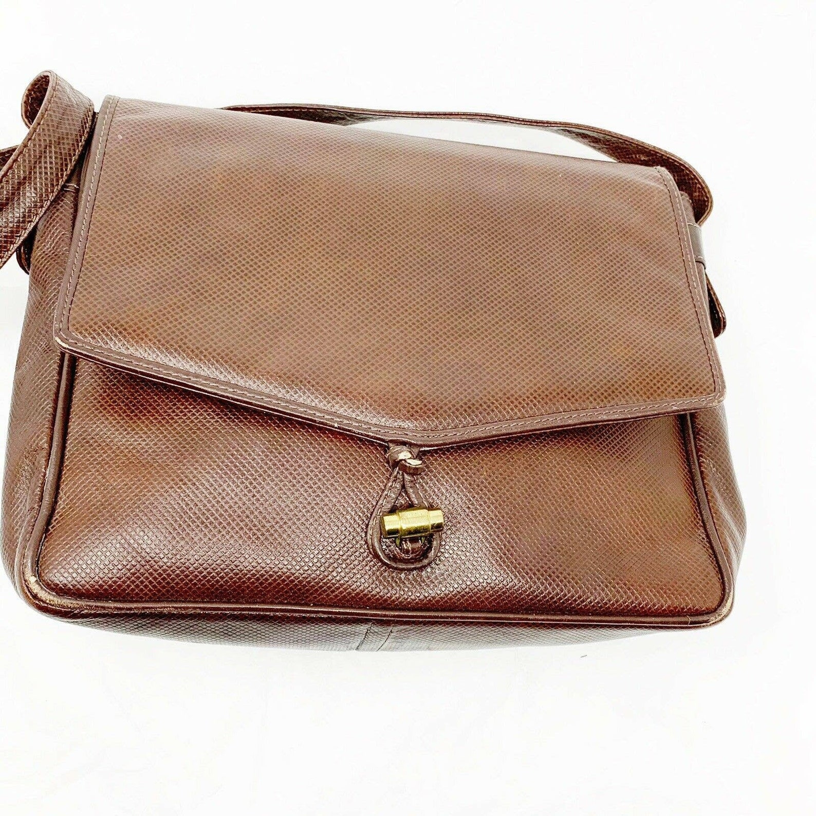 Vintage BOTTEGA VENETA Brown leather shoulder bag handbag | Etsy
