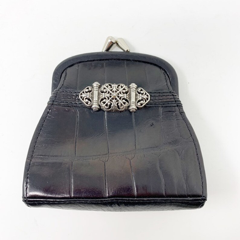 brighton crocodile purse