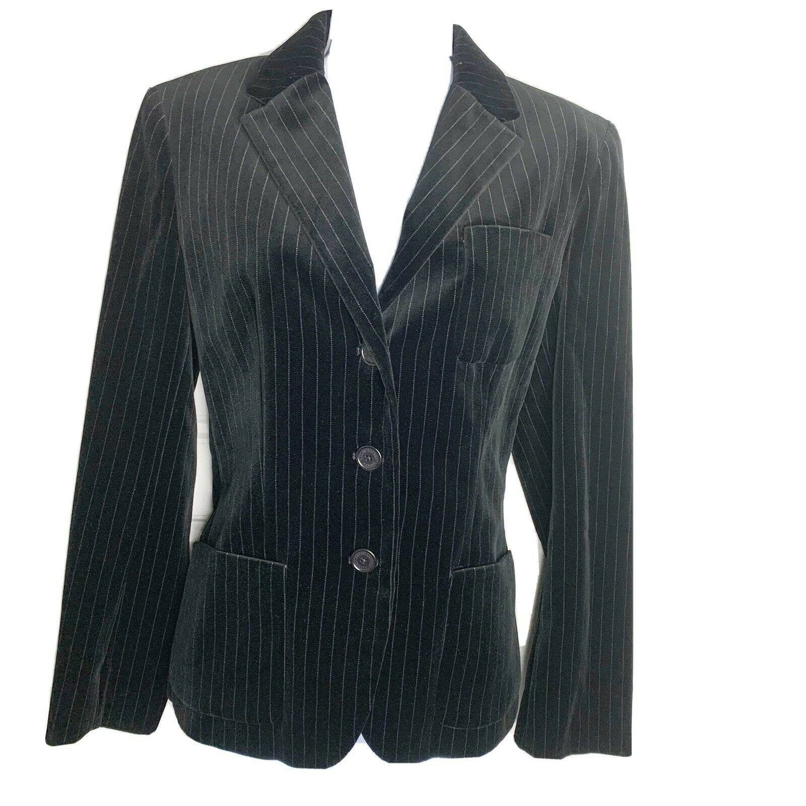 NWT Ralph Lauren Black Velvet Blazer womens size 8 jacket | Etsy