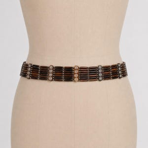 Bone Beaded Belt - Etsy display picture 1