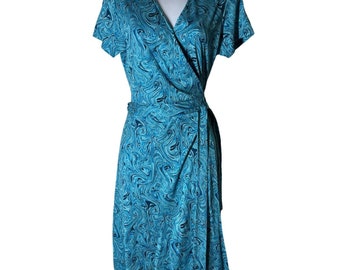 Top Vintage Wrap DVF - Taille 2, Modèle Enveloppant Intemporel