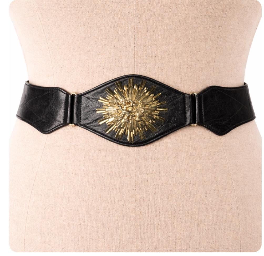 Wide Medallion Belt - Etsy