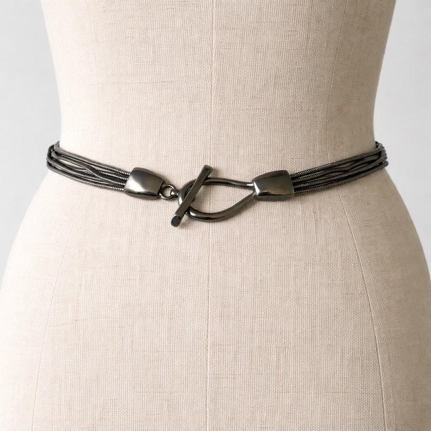 Vintage Snake Belt Necklace - Etsy display picture 2