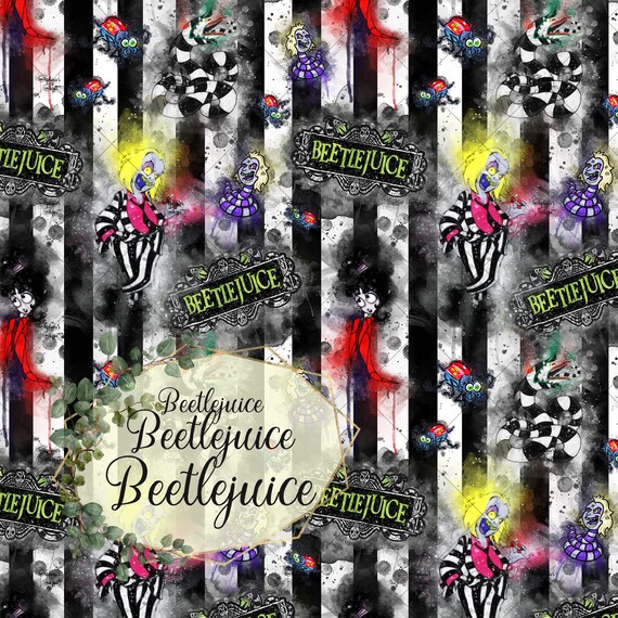 BEETLEJUICE Seamless Pattern Etsy