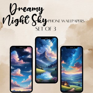 Night Sky Wallpapers, iPhone Lock Screen, Astronomy, iOS 16 Wallpaper, Dark Blue Background, Customize iPhone Home Screen