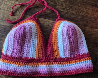 Rainbow Crop Top /women’s pride top| lesbian pride |rainbow top