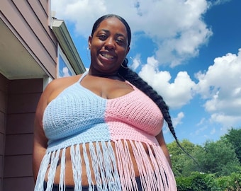 Cotton Candy Crop Top
