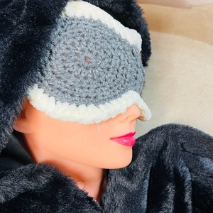 Cozy sleep mask |sleep mask |gift| woman’s eye mask |crochet |mask