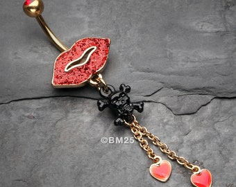 Best Birthday Gift 10k W//Cz Xoxo Belly Dangle