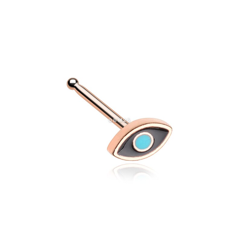 evil eye nose piercing