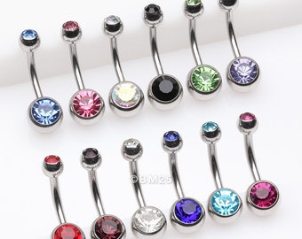 Stainless Steel Flower Rose Piercing Belly Button Ring Barbell Body Jewelry Women Dancing Body Chains Plug M8694