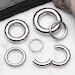 Basic Steel Seamless Hinged Clicker Hoop Ring 