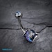 Prism Cube Box Belly Button Ring 