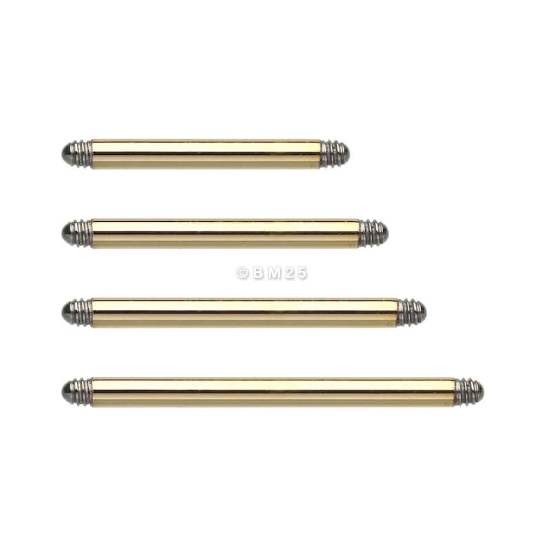 Gold Plated Steel Replacement Barbell