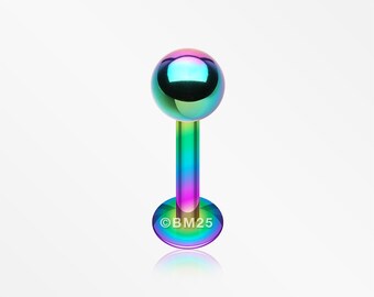 Colorline PVD Basic Steel Labret-Rainbow