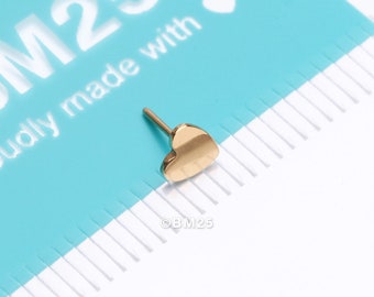 Pure24K Implant Grade Titanium OneFit™ Threadless Heart Top Part