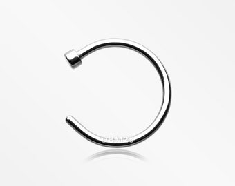 Basic Steel Nose Hoop Ring