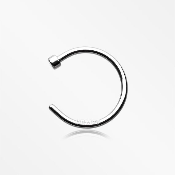 Buy Trendy Retail 3Pcs Stainless Steel Nose Ring Hoop Piercing Body Jewelry  Multicolor 8Mm Online at Low Prices in India | Amazon Jewellery Store -  Amazon.in