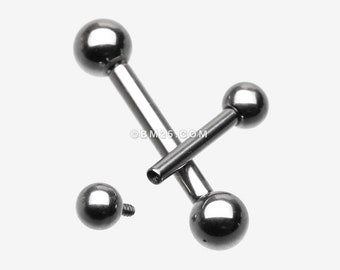 Implant Grade Titanium Internally Threaded Barbell