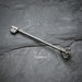 Royal Crown Key Industrial Barbell - Clear 