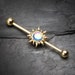 Golden Blazing Sun Industrial Barbell 