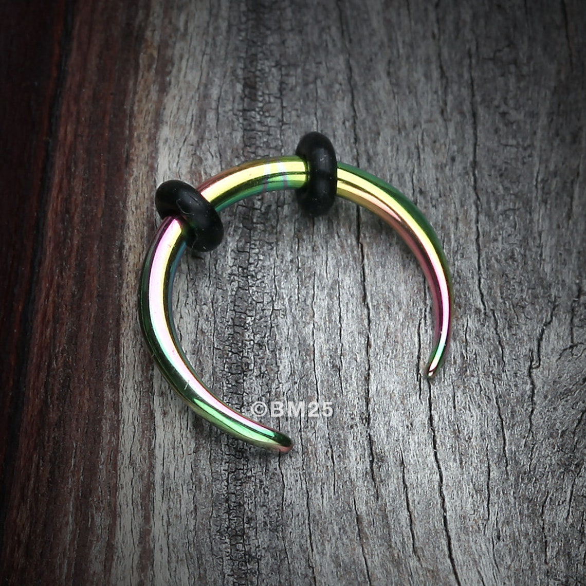 Colorline Basic Steel Pincher Septum Ring Etsy