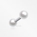 Luster Pearlescent Ball Steel Cartilage Tragus Barbell 