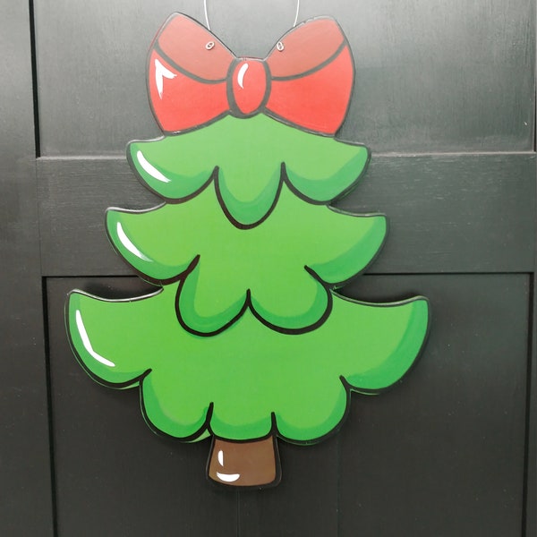 Adorable Christmas Tree Door Hanger