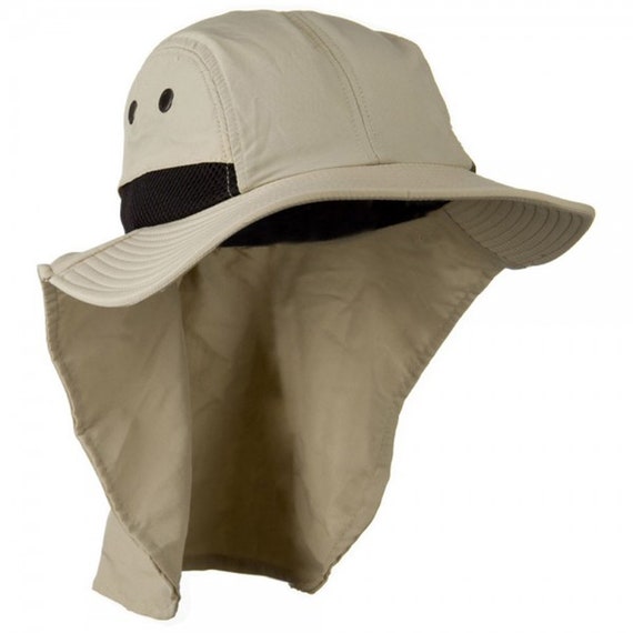 mens sun hat with neck flap