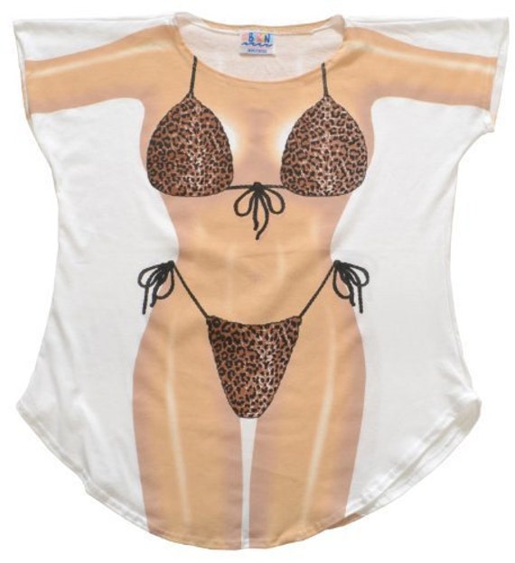 leopard bathing suit cover up