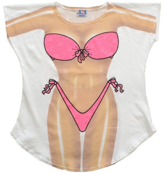hot pink bathing suit cover up