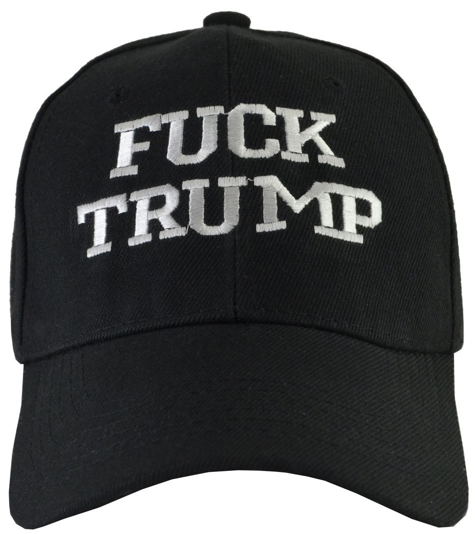 black trump hat