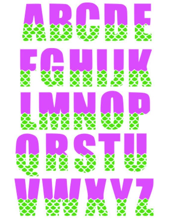 Free Free 340 Mermaid Letters Svg Free SVG PNG EPS DXF File