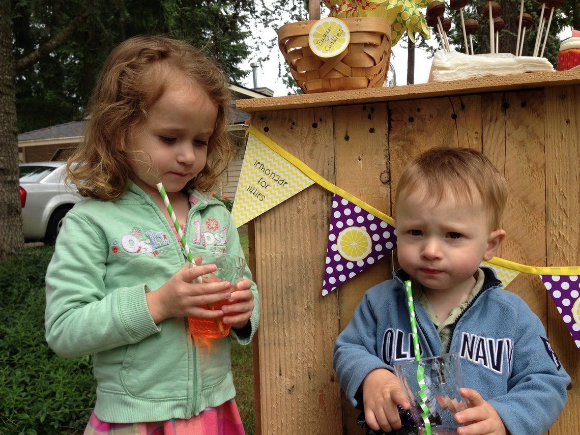 Printable Garland Flags for Lemonade Stand - Etsy