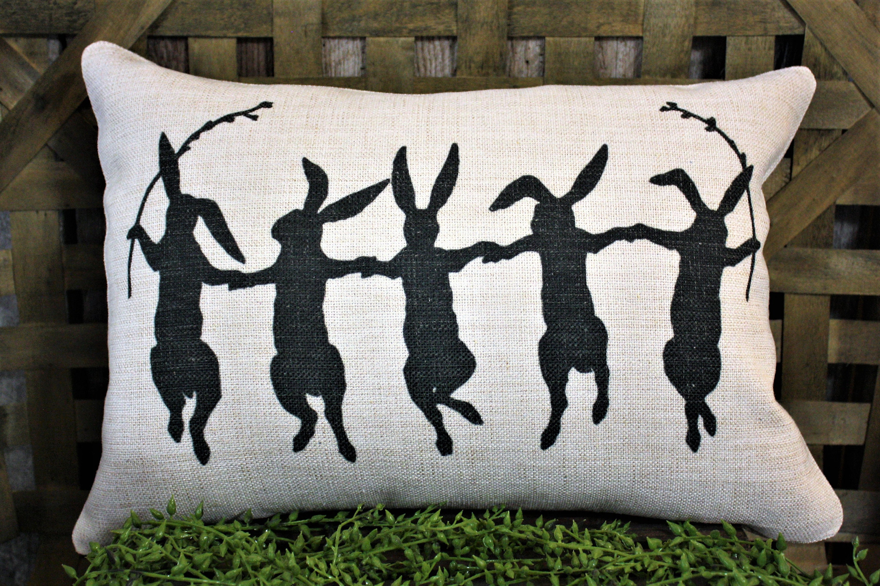 Easter Pillow Easter Decor Spring Farmhouse Pillow Spring Etsy