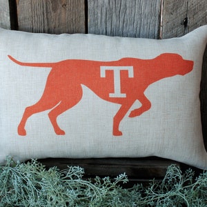 University of Tennessee Pillow: Smokey Dog Linen Decor